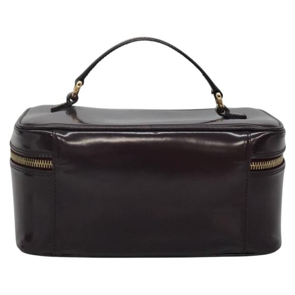 GUCCI Bamboo Vanity Hand Bag Leather Purple Gold 032 1956 032 1956 - Picture 3 of 16